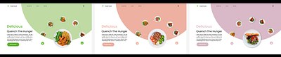 UI DESIGN OF FOOD WEBSITE branding graphic design ui