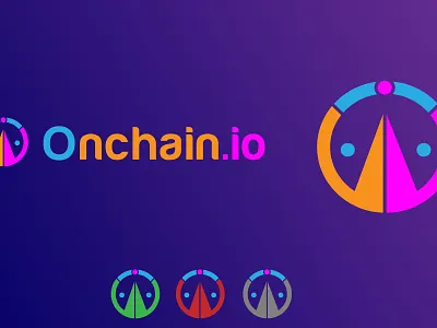 Onchain.io Company logo design abstract advertising agency art artist artwork blue brand branding business creative logo design graphic design illustration illustrator logo motion graphics photo shop