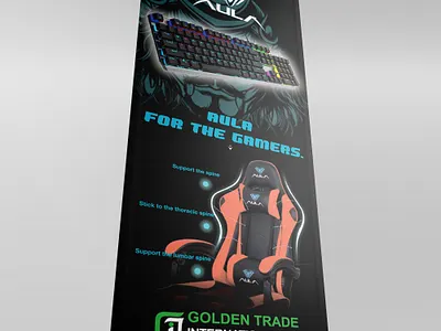 Aula X-Banner Design. graphic design x banner
