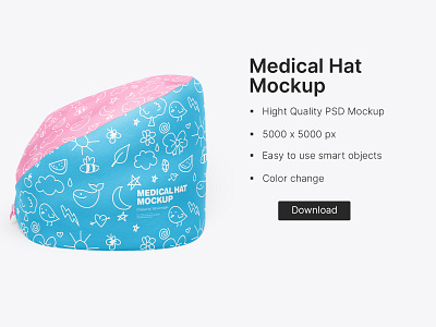 Medical Hat Mockup apparel branding design graphic design hat logo medical mockup