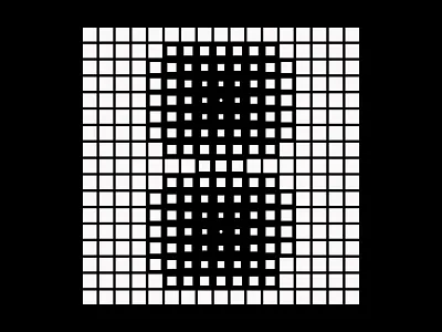 OK_36DAYS_10_8 36daysoftype circle design geometric grid illustration logo minimal square vasarely