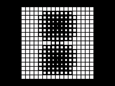 OK_36DAYS_10_8 36daysoftype circle design geometric grid illustration logo minimal square vasarely