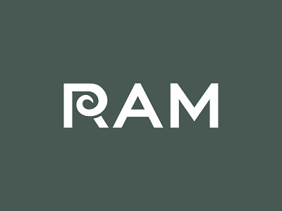 Ram Capital (2016) design logo ram word mark