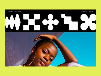 Exploration animation colors exploration homepage interactions scroll shapes ui web website