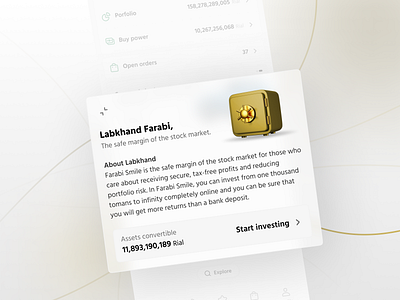 Labkhand Fund app ui design illustration product design ui ux uxdesign