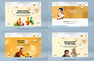 Worked on this website UIUX for babies. design figma figma design graphic design ui ui ux design uiux uiux design user interface design website prototype website ui