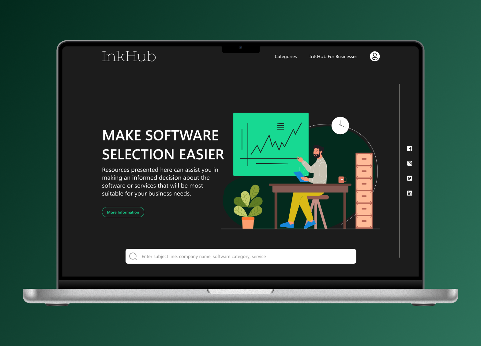 Example of Website And Landing UI UX Design