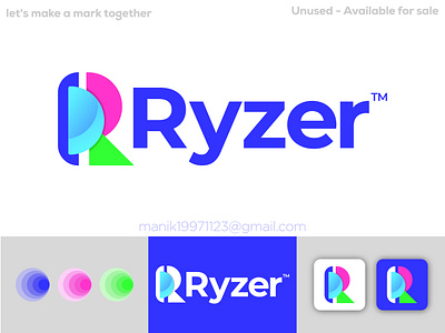 Logo design Letter R Brand identity - Unused (Ready for Sale) abstract app icon brand branding creative logo crypto logo hire logo designer identity design logo logo design logo designer logomark logotype minimal modern logo monogram r logo symbol tech logo visual identity