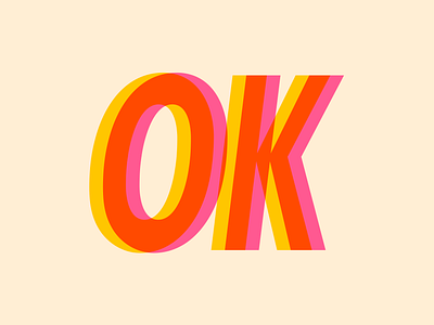 OK animation design graphic design motion graphics motiondesign typography