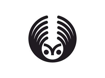 Owl branding design flat graphic design icon illustration logo minimal ui vector
