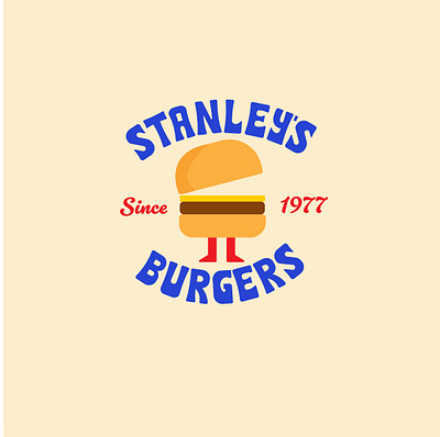 Day 33 Logo Challenge - Burger Joint Logo brand identity branding dailylogochallenge design graphic design illustration logo vector