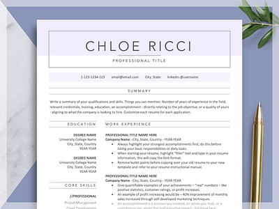 The Art of Resume Design CV Template Bundles with Cover Letter 2 page resume 3 page resume business resume clean resume curriculum vitae digital resume executive resume free resume download pink resume design professional resume resume apple pages resume download resume mac pages resume template word resume with cover letter