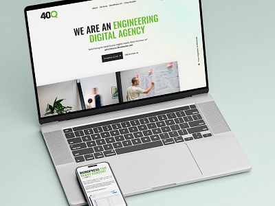 40q Digital Agency Web Design design ui web website