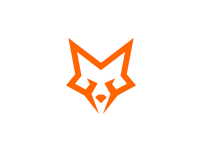 Fox Logo abstract animal animal logo design fox fox head icon illustration logo logo design logodesign minimal minimalist logo technology