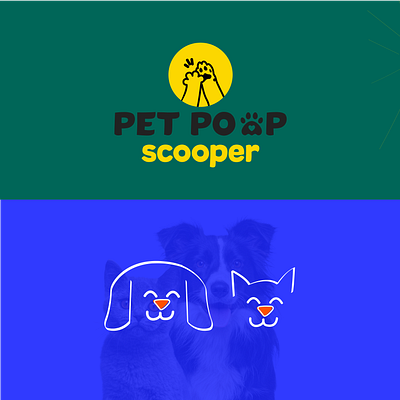 Poo scooper pet package design branding design graphic design illustration logo pack