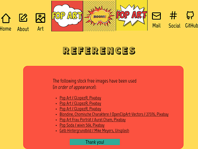 Pop Art - References design ui ux