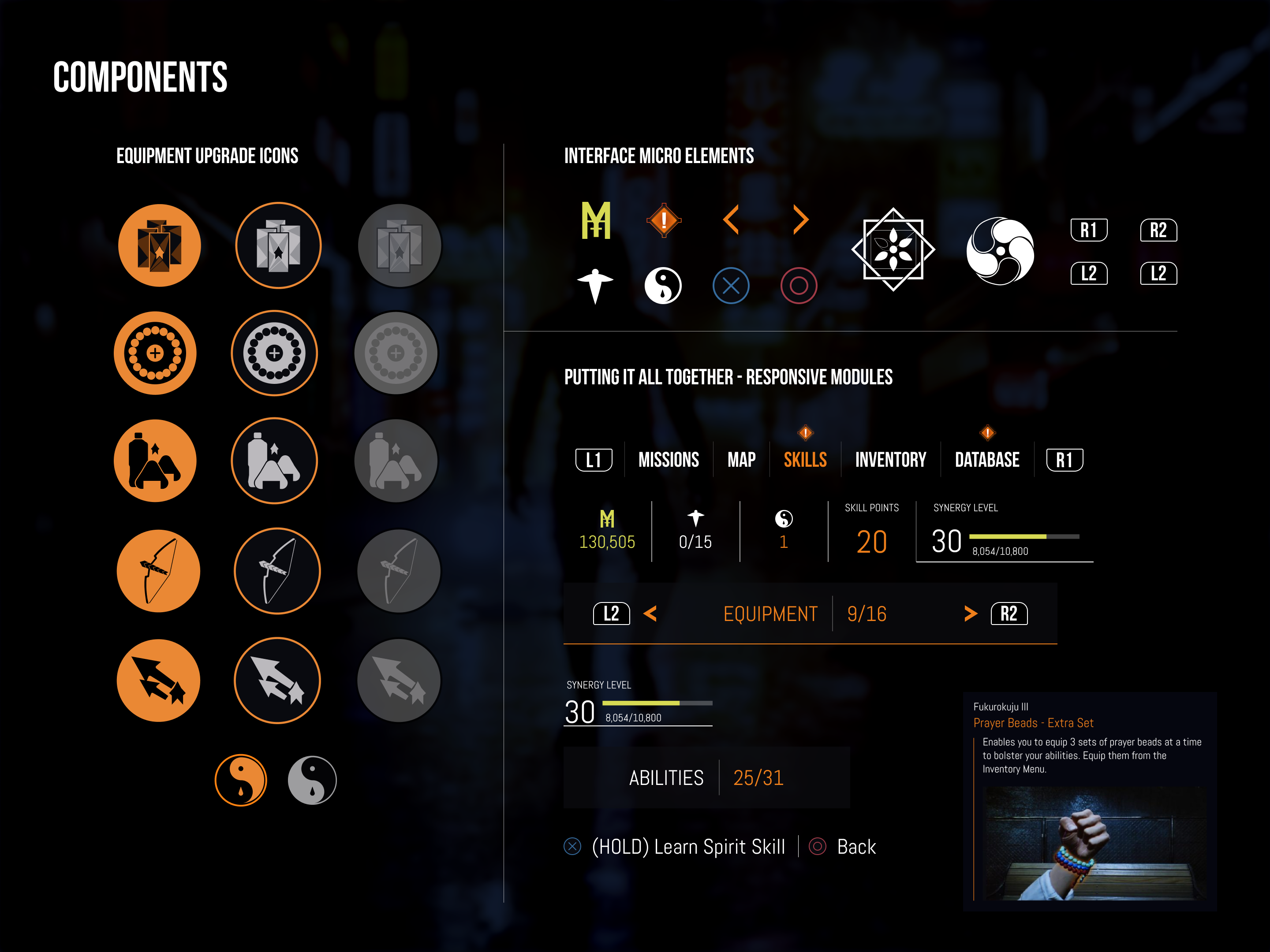 Icon and Component Library.