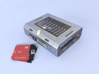 C4d Hard Surface Modeling Exercise - Player 3d c4d design illustration illustrations originality player 科技