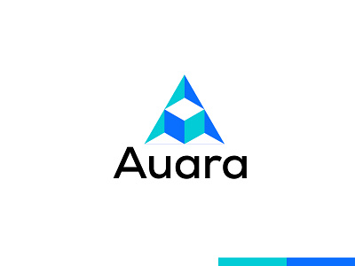 Auara 3D Logo abstract logo branding creative logo design illustration logo logo designer modern logo ui vector