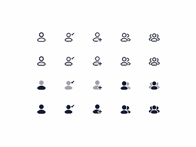 Users Icons bulk duotone figma icon icondesign iconlibrary iconpack icons iconset interfacedesign sidebar solid stroke uidesign uiux user user add user group users webdesign