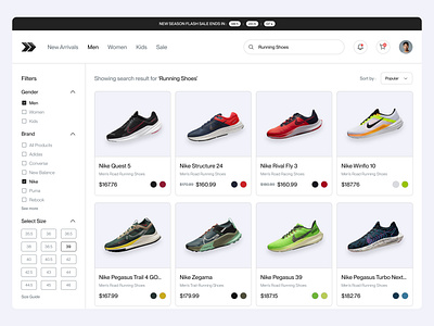 Shoes Online Store - Dashboard Concept app dashboard design e commerce footwear mobile mobile app nike online shop shoes shoes app shop shopping sneakers store ui ui design website