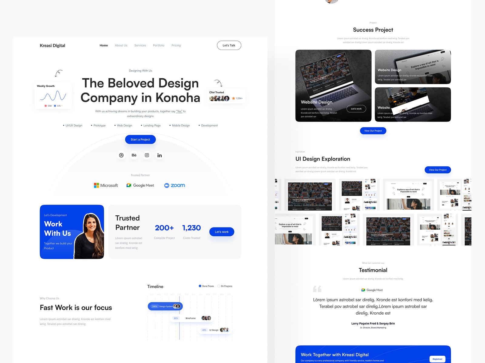 Company Profile Design | Kreasi DIgital by Mangcoding Studio on Dribbble