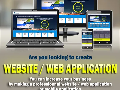 Social media advertisement for a web development company branding business graphic design social media advertisement web development