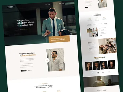 Business Consultation Website app appdesign business businessconsultant consultancy landingpage landingpagedesign singlepage singlepagewebsite ui uidesign ux uxdesign webdesign website websitedesign