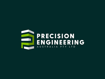 Precision Engineering Australia branding construction logo e letter logo engineering logo graphic design logo p letter logo pe letter logo