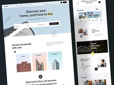 Real Estate Landing Page estate househunting landingpage landingpagedesign realestate renthome ui uidesign userexperience userinterface ux uxdesign web webdesign website websitedesign