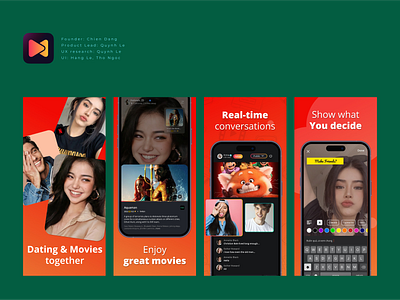 Minu dating app product ui ux