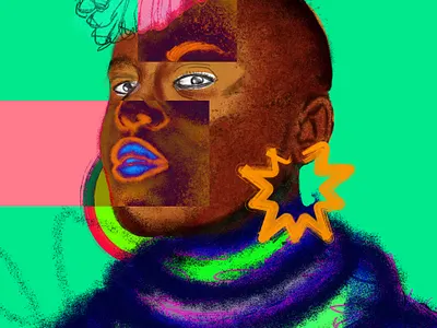 MuAfrika Museum Poster Illustration africa afrofuturism design illustration