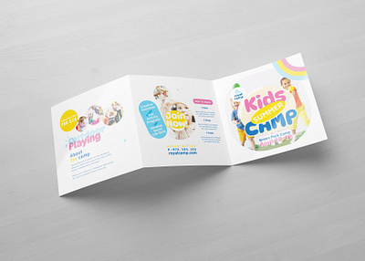 Summer Camp for Kids Template design event graphic design indesign kids photoshop print template