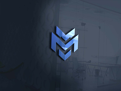 "M" - Letter Logo Design 3d animation app brand brand identity branding business design graphic design icon identity illustration isometric logo logo design logodesign modern logo social media post ui vector