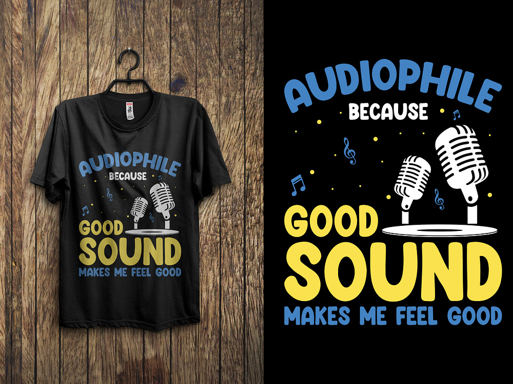 Audiophile T Shirt Design designs, themes, templates and downloadable ...