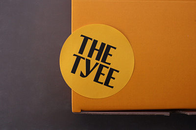 The Tyee Paper Material Stickers Vancouver branding customstickers design sticker
