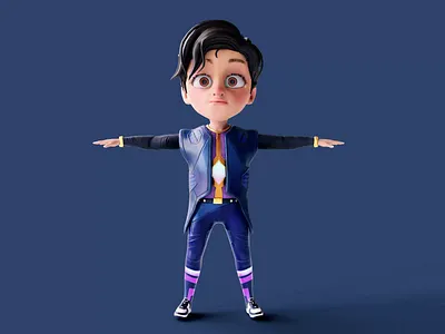 Sci-fi 3D character 3d 3d animation 3d illustration blender character character animation character design design illustration lowpoly motion design sci fi