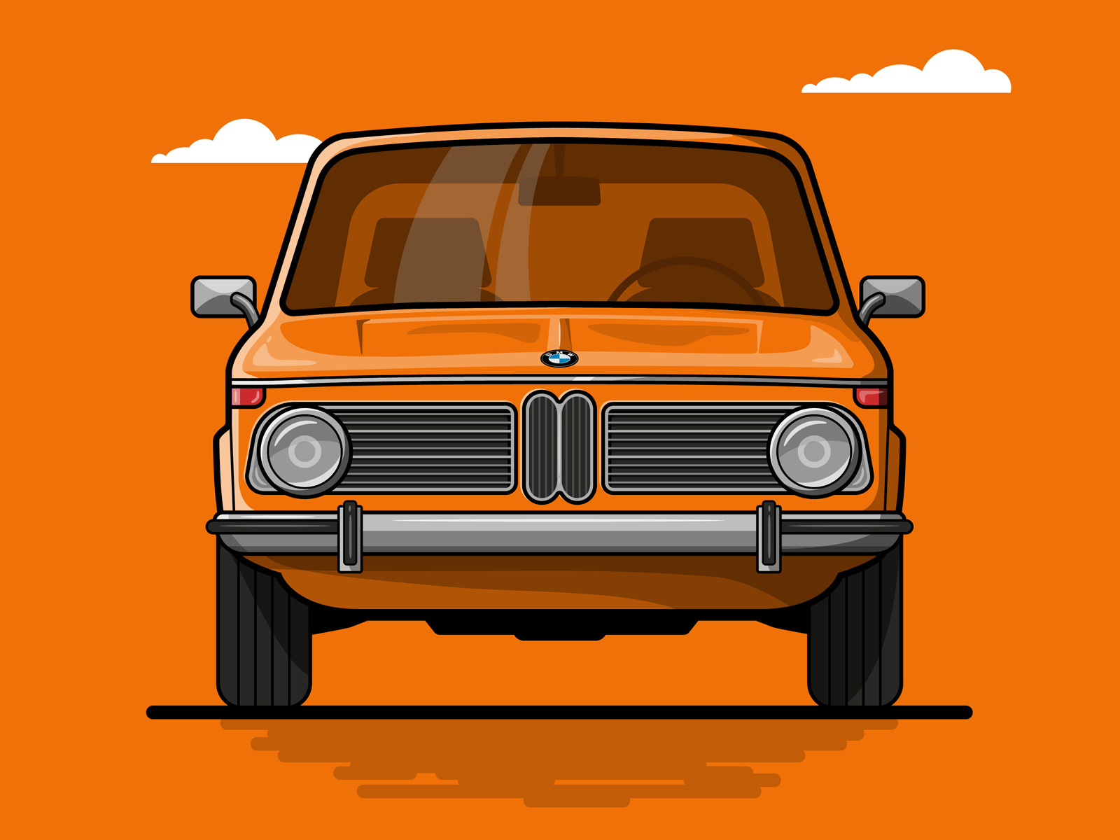 BMW 2002 by Axel Brzoska on Dribbble