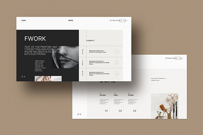 Brand Strategy Template #4 app branding design graphic design illustration logo typography ui ux vector