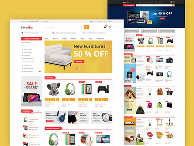 eCommerce Shopify Theme - Lion best shopify stores bootstrap shopify themes clean modern shopify template clothing store shopify theme ecommerce shopify shopify drop shipping shopify store sofa