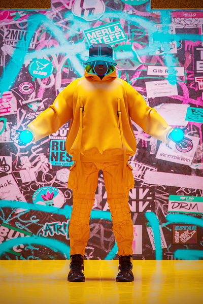AFR PNK | A Nike virtual fashion case study 3d africa afrofuturism animation blender branding character design fashion