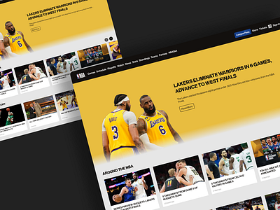 LeBron James LA Lakers Jersey by Mista Matt Design on Dribbble