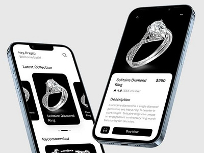 Jewellery App Design UI app appdesign jewellery jewelleryappdesign ui ui jewellery ux