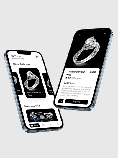 Jewellery App Design UI app appdesign jewellery jewelleryappdesign ui ui jewellery ux