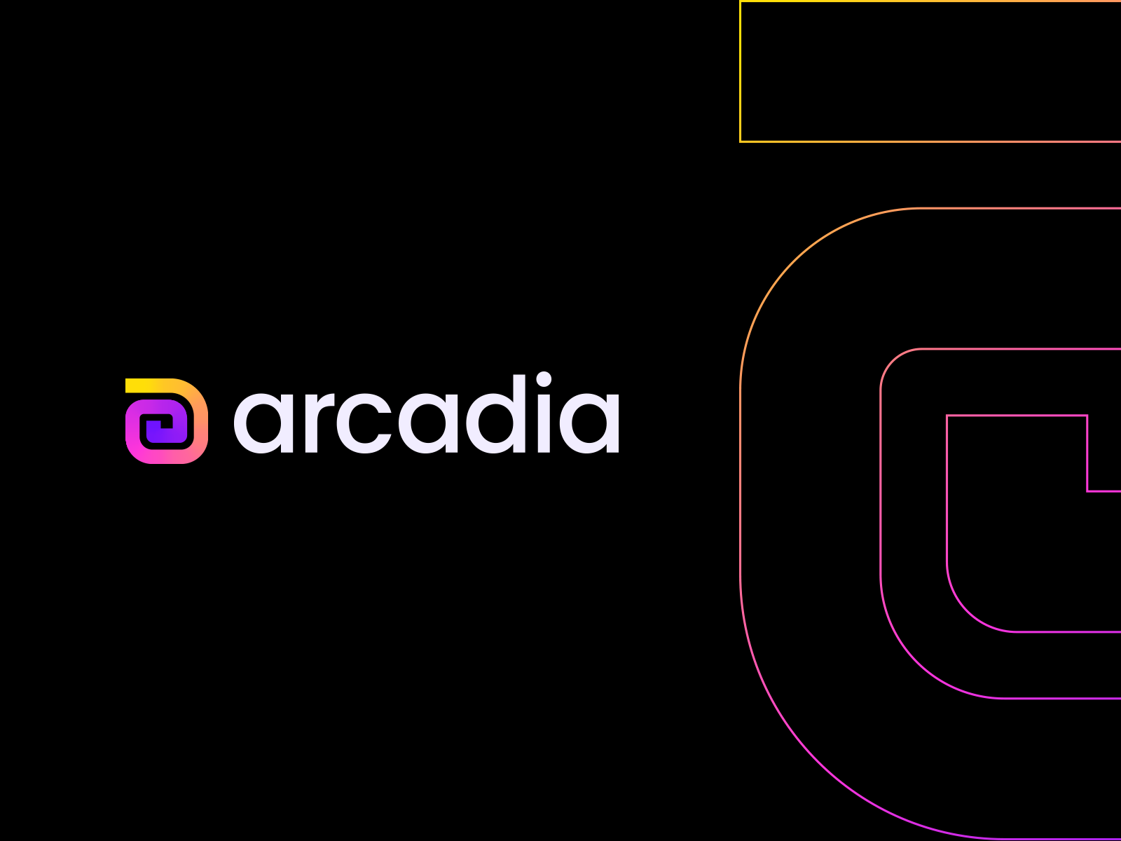 Arcadia real estate logo design, identity , branding by Aditya