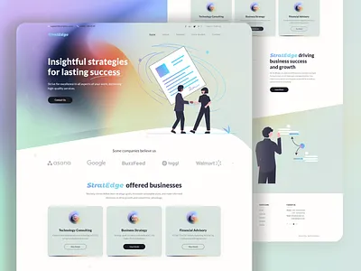 StartEdge- Business consultancy website agency branding business clean consultancy design graphic design homepage illustration template design ui uiux design ux website website design