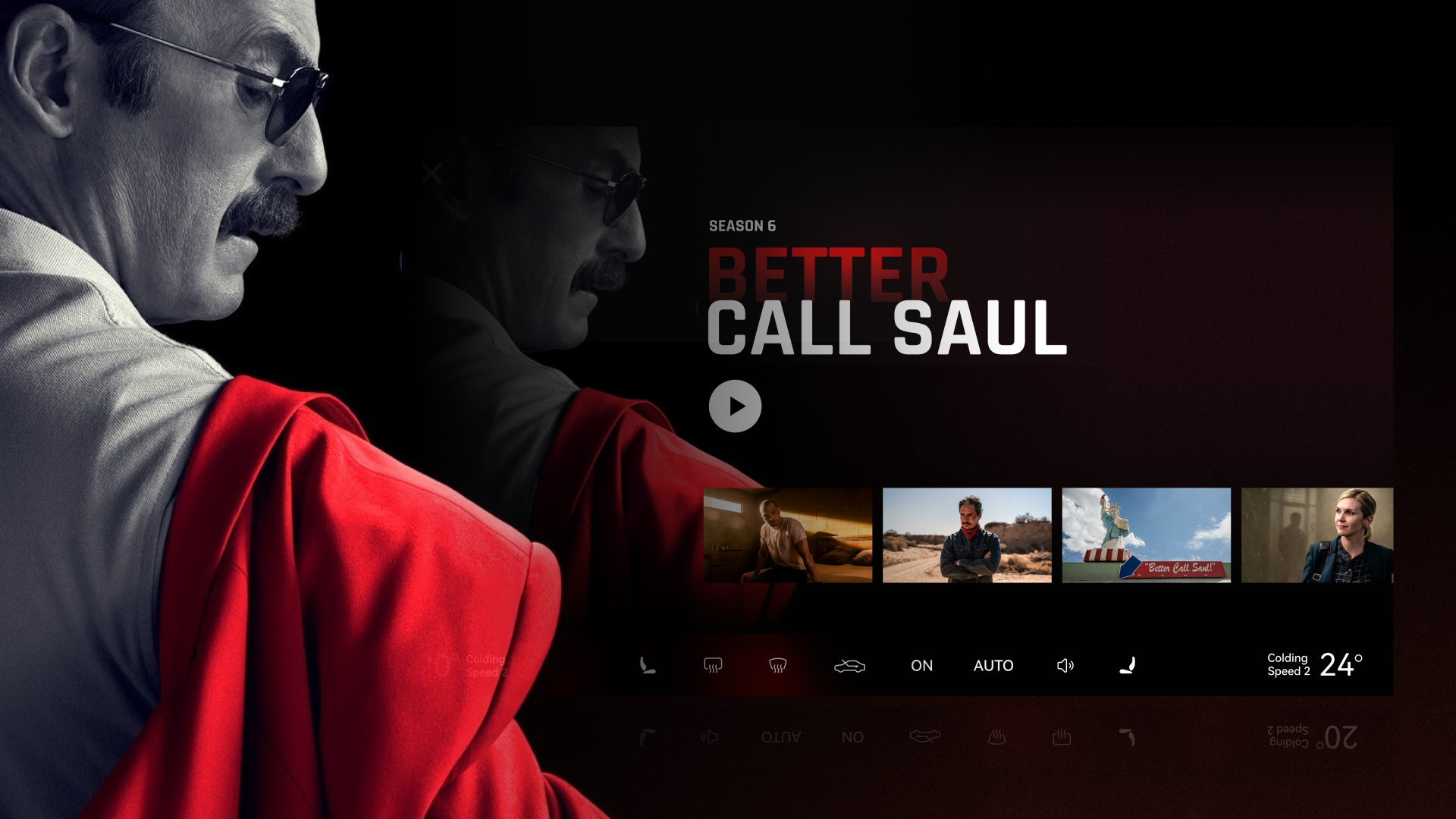 Automotive central control design-entertainment automotive design entertainment hmi movie ui ux