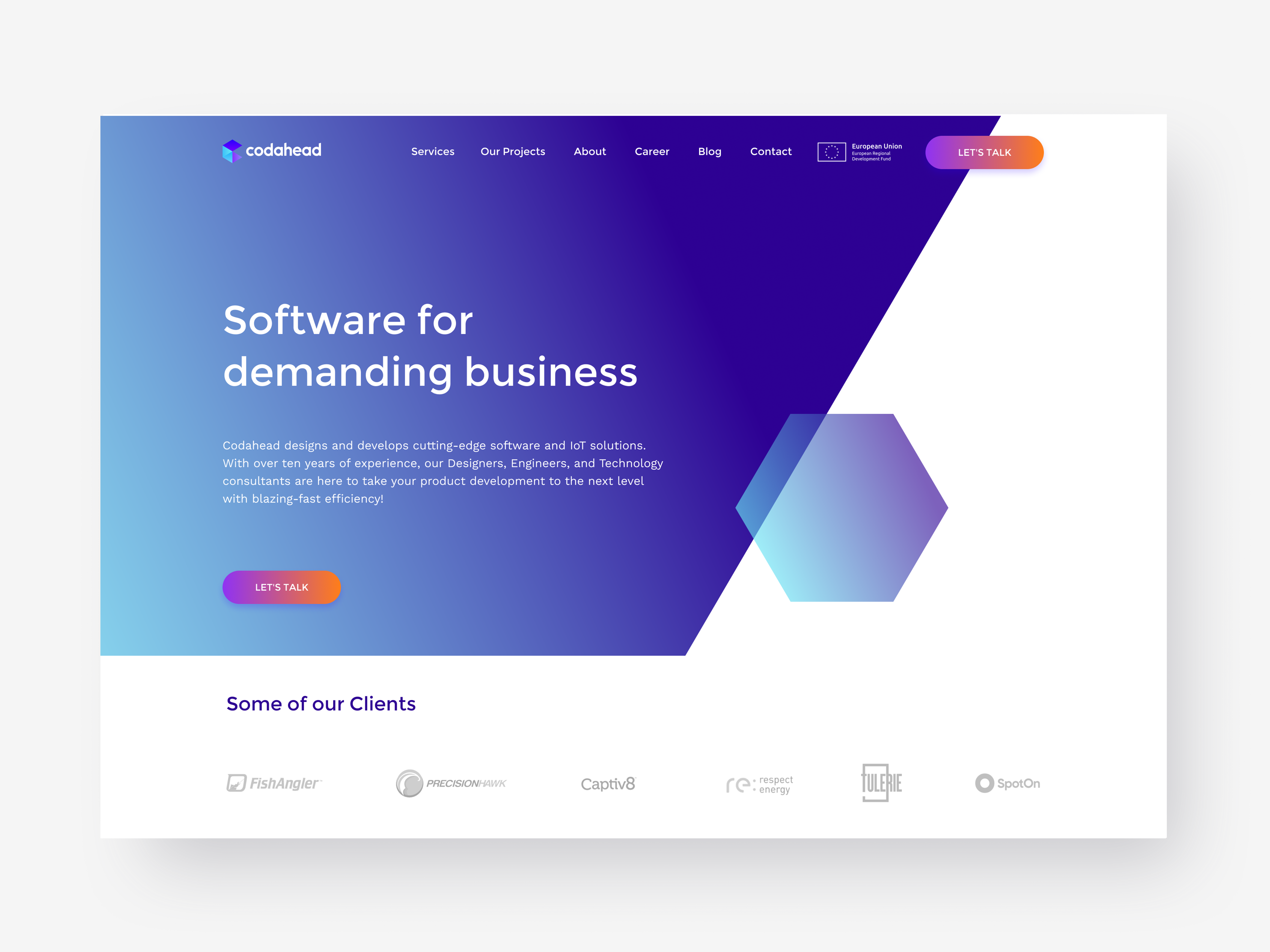 New website! branding hero responsive ui webdesign www