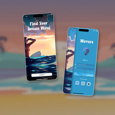 Wave Finder For Surfer app bali concept figma indonesia jakarta mobile surf ui ux wave