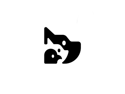 Pets animal bird brand branding cat design do elegant graphic design illustration logo logo design logotype modern negative space negativespace pet pets